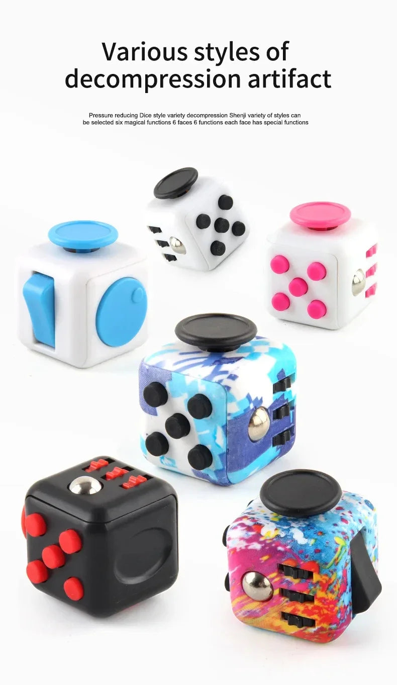 Magiczna Kostka Antystresowa – Fidget Dice dla Dzieci i Dorosłych