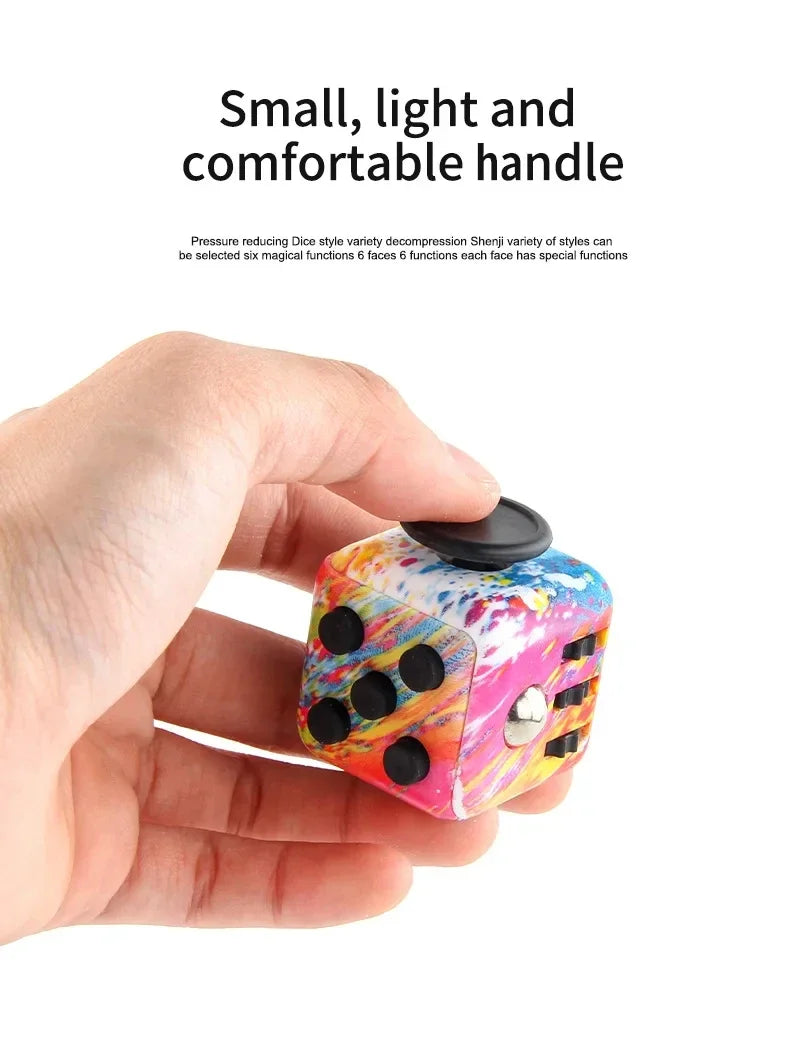 Magiczna Kostka Antystresowa – Fidget Dice dla Dzieci i Dorosłych