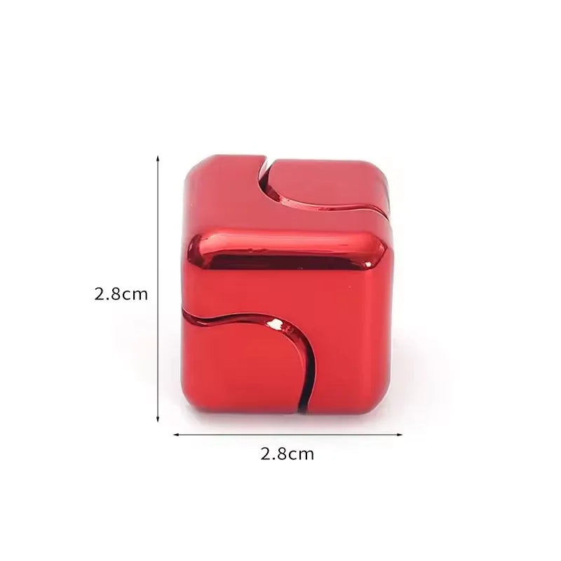 Metalowa Kostka Spinner – Fidget 3D Gyro Antystresowy dla Dorosłych