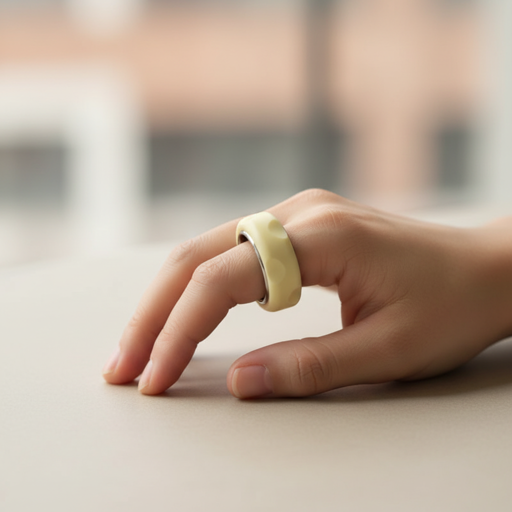 Fidget Ring – na palcu